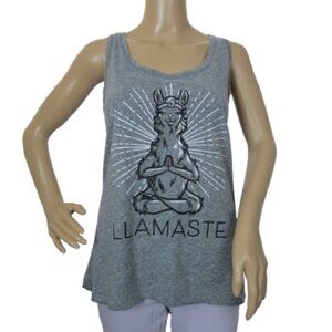 Llamaste Grey Yoga Tee
